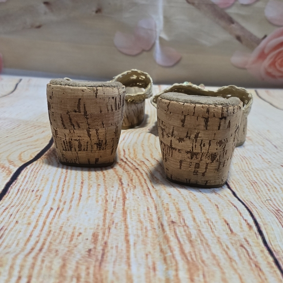 Y2K Mudd Cork Wedge Sandals - Picture 7 of 8